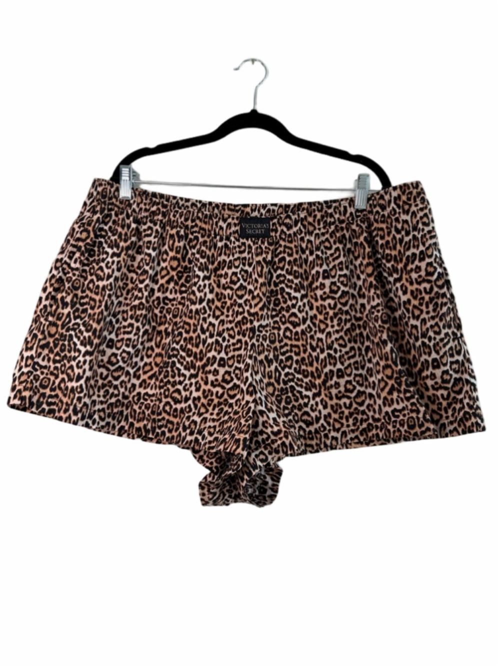 Victoria's Secret Leopard Print Lounge Shorts - Brown/Tan XXL
